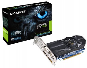  Gigabyte GeForce GTX 750 Ti 2048MB DDR5 (128bit) (1033/5400) (GV-N75TOC-2GL)