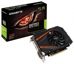  Gigabyte PCI-Ex GeForce GTX 1060 Mini ITX 6GB GDDR5 192bit (GV-N1060IX-6GD) 6