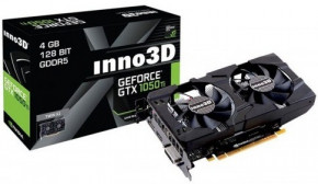 Inno3D GeForce GTX1050 Ti 4096Mb HerculeZ Twin X2 (N105T-1DDV-M5CM) 6