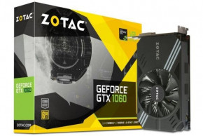  Zotac GeForce GTX1060 6144Mb MINI (ZT-P10600A-10L) 6