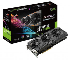 Asus GeForce GTX1080 Ti 11Gb ROG STRIX GAMING OC (ROG-STRIX-GTX1080TI-O11G-GAMING) 6
