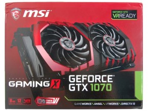  MSI GeForce GTX1070 8GB GDDR5 Gaming X (GF_GTX_1070_GAMING_X_8G) 7