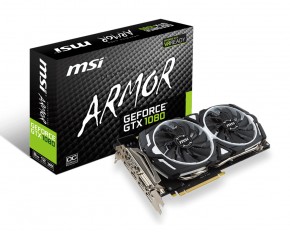  MSI GeForce GTX1080 8GB GDDR5X Armor OC (GF_GTX_1080_ARMOR_8G_OC) 3