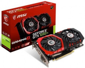  MSI GeForce GTX 1050Ti GAMING X 4G 6