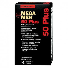  GNC Mega Men 50 Plus 60  (1139)