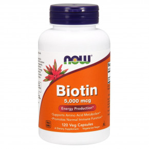  NOW Biotin 5000  - 120   (49647)