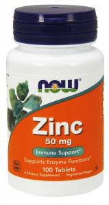  NOW Zinc 50 mg Tablets 100  (4384301351)