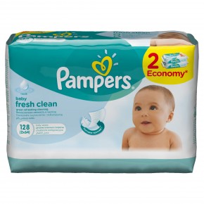    Pampers Baby Fresh Clean Duo 264 