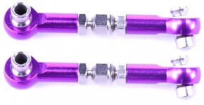    Purple Alum F/R Servo Link 2P Himoto (02157) (0)