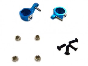  Blue Alum Steering Hubs 2P Himoto (82905)