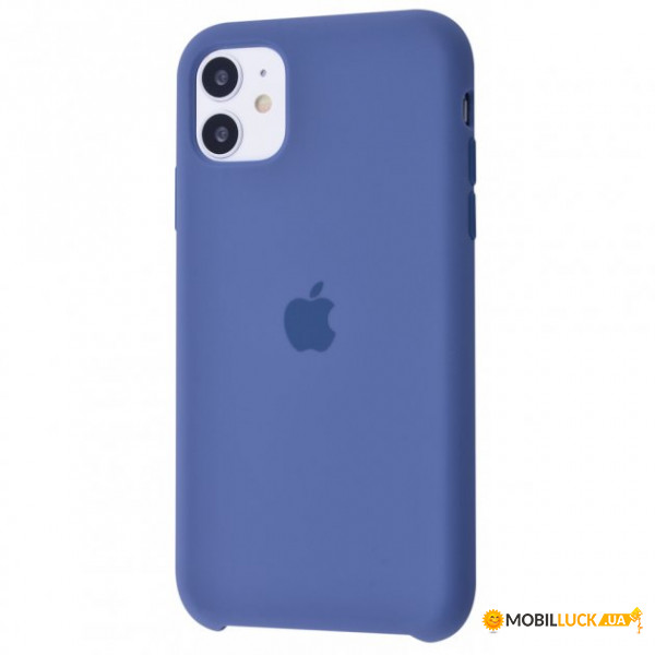 - Silicone Case  iPhone 11 (Linen blue)