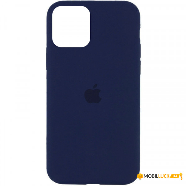   Silicone Full Case AA Open Cam Apple iPhone 11 Pro Dark Blue (FullOpeAAKPi11P-7)