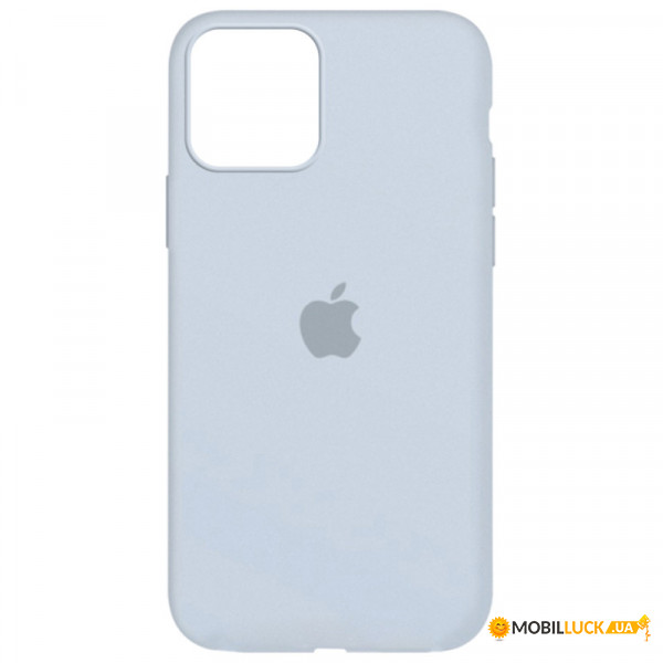   Silicone Full Case AA Open Cam Apple iPhone 11 Pro Max Mist Blue (FullOpeAAKPi11PM-27)