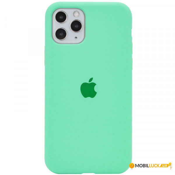   Silicone Full Case AA Open Cam Apple iPhone 11 Pro Max Spearmint (FullOpeAAKPi11PM-30)