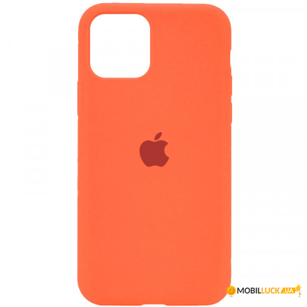   Silicone Full Case AA Open Cam Apple iPhone 11 Pro Max Orange (FullOpeAAKPi11PM-52)