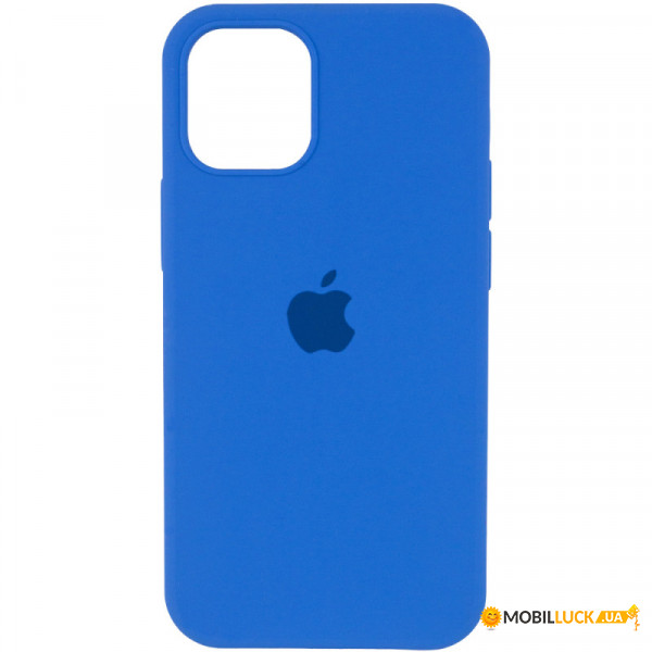   Silicone Full Case AA Open Cam Apple iPhone 12 Pro Royal Blue (FullOpeAAi12P-3)