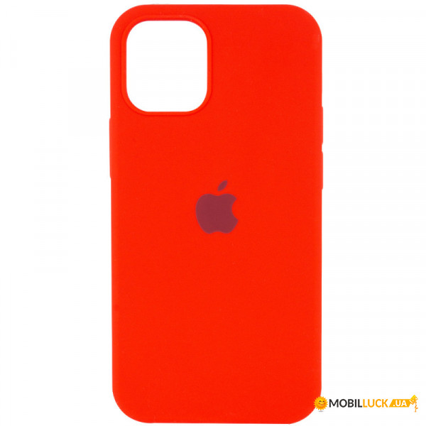   Silicone Full Case AA Open Cam Apple iPhone 13 Pro Max Red (FullOpeAAi13PM-11)