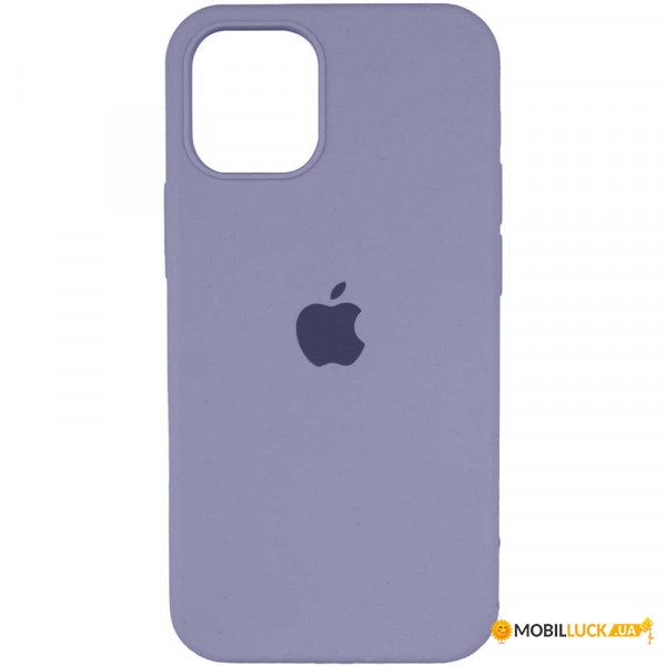  Silicone Full Case AA Open Cam Apple iPhone 13 Pro Max Lavender Grey (FullOpeAAi13PM-28)