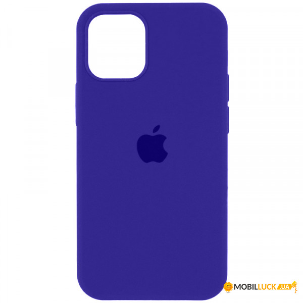  Silicone Full Case AA Open Cam Apple iPhone 14 Pro Dark Purple (FullOpeAAi14P-22)