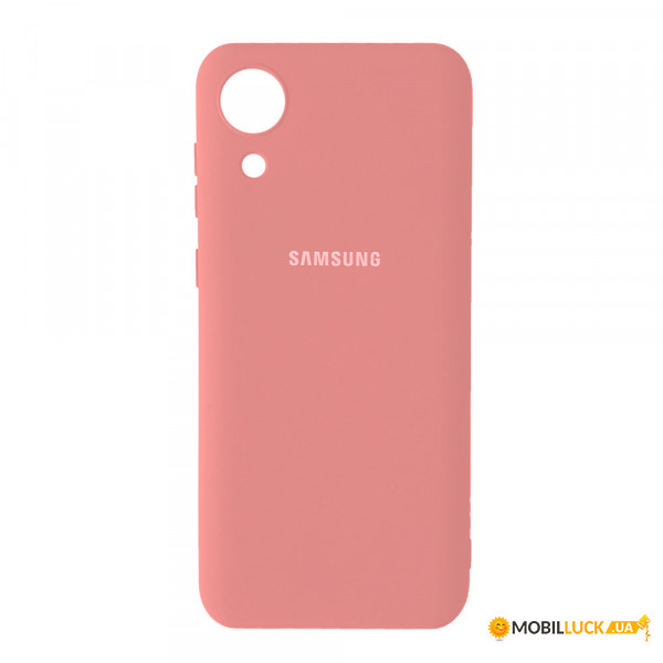  Silicone Case Full for Samsung A03 Core (A032) Pink