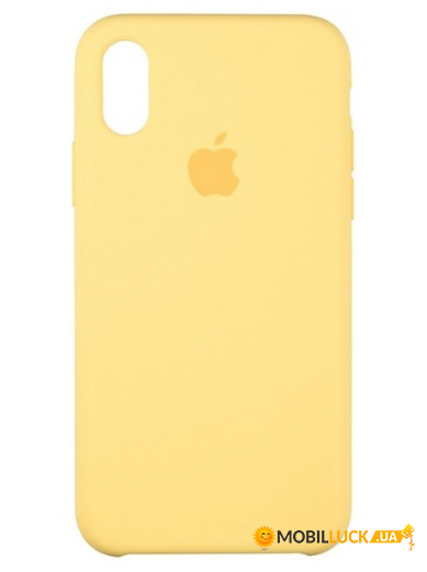  Silicone Case  iPhone XS Max Yellow