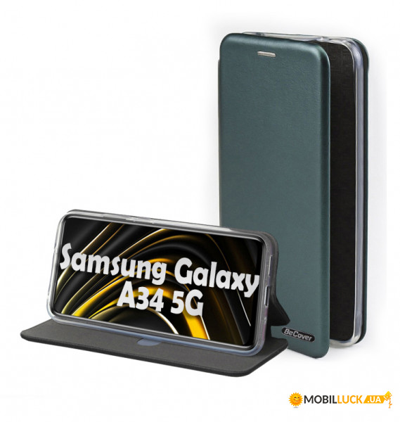 - BeCover Exclusive Samsung Galaxy A34 5G SM-A346 Dark Green (709032)