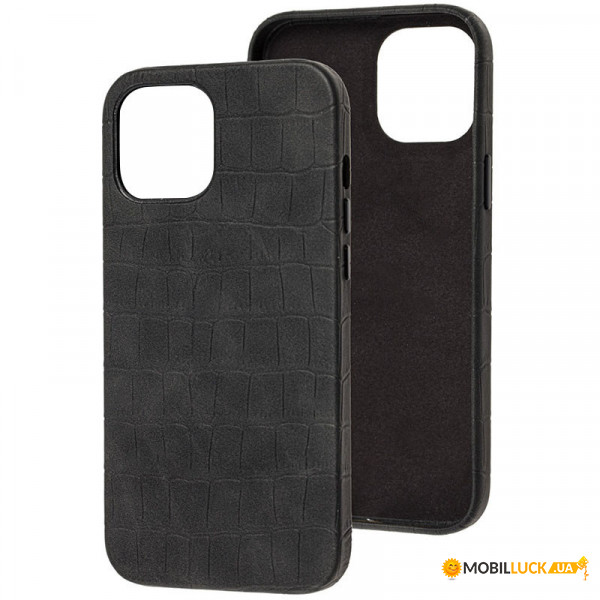   Epik Croco Leather Apple iPhone 13 Pro (6.1) Black