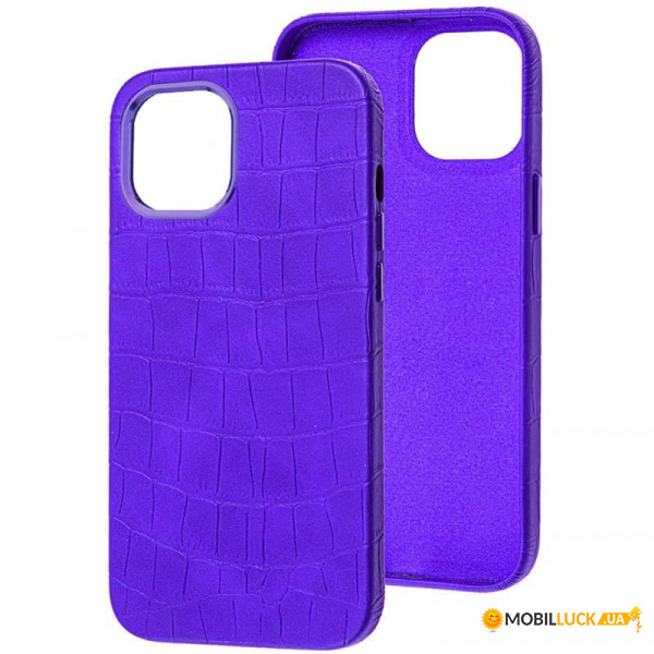   Epik Croco Leather Apple iPhone 14 (6.1) Purple