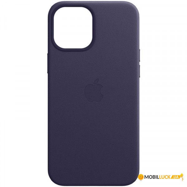   Epik Leather Case (AAA) with MagSafe Apple iPhone 14 Plus (6.7) Deep Violet