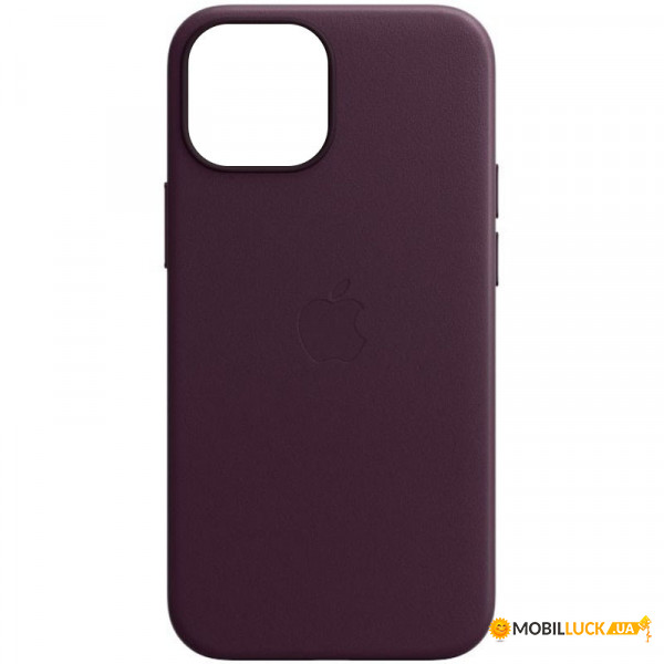   Epik Leather Case (AAA) with MagSafe and Animation Apple iPhone 13 Pro Max (6.7) Dark Cherry
