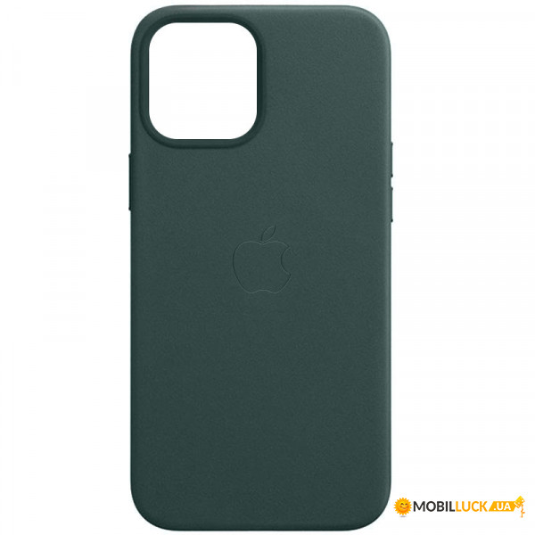   Epik Leather Case (AAA) with MagSafe and Animation Apple iPhone 14 Pro (6.1) Forest Green