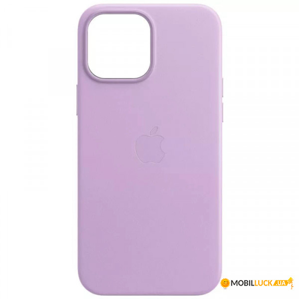   Epik Leather Case (AA Plus) with MagSafe Apple iPhone 14 (6.1) Elegant purple