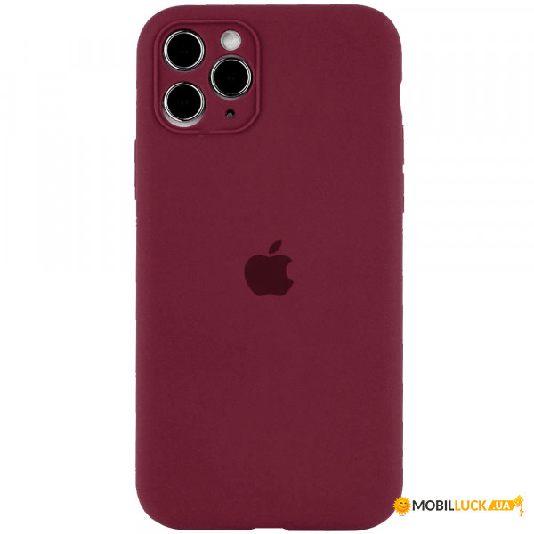  Epik Silicone Case Full Camera Protective (AA) Apple iPhone 12 Pro (6.1)  / Plum