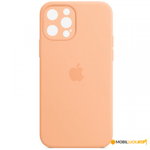  Epik Silicone Case Full Camera Protective (AA) Apple iPhone 14 Pro Max (6.7)  / Cantaloupe