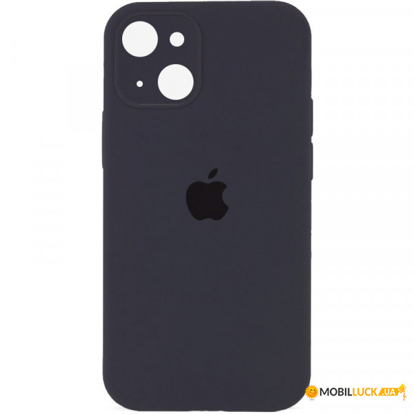  Epik Silicone Case Full Camera Protective (AA) Apple iPhone 15 Plus (6.7)  / Dark Gray