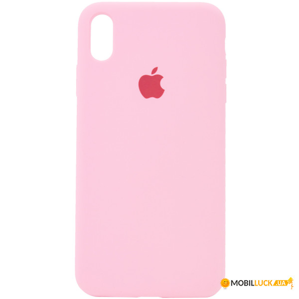  Epik Silicone Case Full Protective (AA) Apple iPhone XR (6.1)  / Light pink