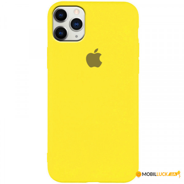  Epik Silicone Case Slim Full Protective Apple iPhone 11 Pro (5.8)  / Neon Yellow