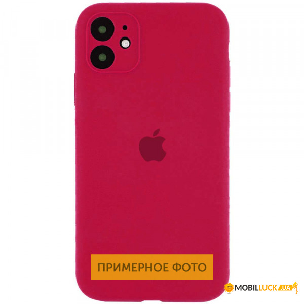  Epik Silicone Case Square Full Camera Protective (AA) Apple iPhone 11 Pro (5.8)  / Rose Red