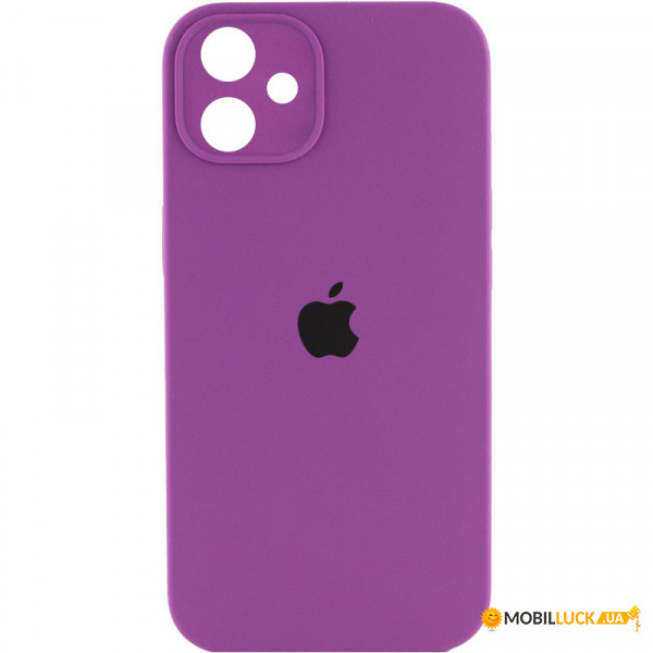  Epik Silicone Case Square Full Camera Protective (AA) Apple iPhone 11 (6.1)  / Grape