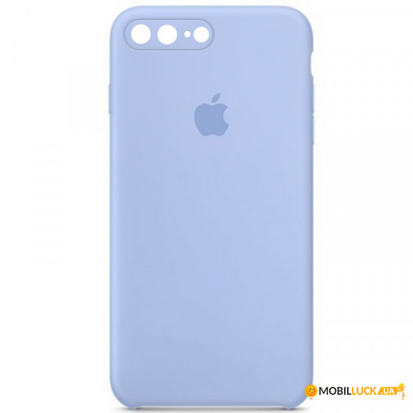  Epik Silicone Case Square Full Camera Protective (AA) Apple iPhone 7 plus / 8 plus (5.5)  / Lilac Blue