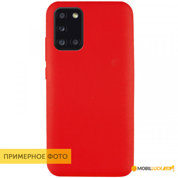  Epik Silicone Cover Full without Logo (A) Huawei P40 Lite E / Y7p (2020)  / Red