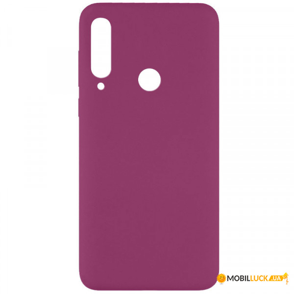  Epik Silicone Cover Full without Logo (A)  Huawei Y6p  / Marsala