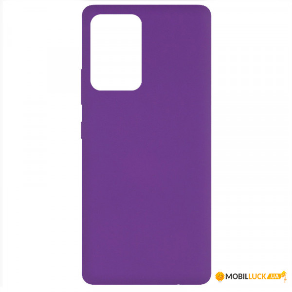  Epik Silicone Cover Full without Logo (A)  Samsung Galaxy A72 5G  / Purple