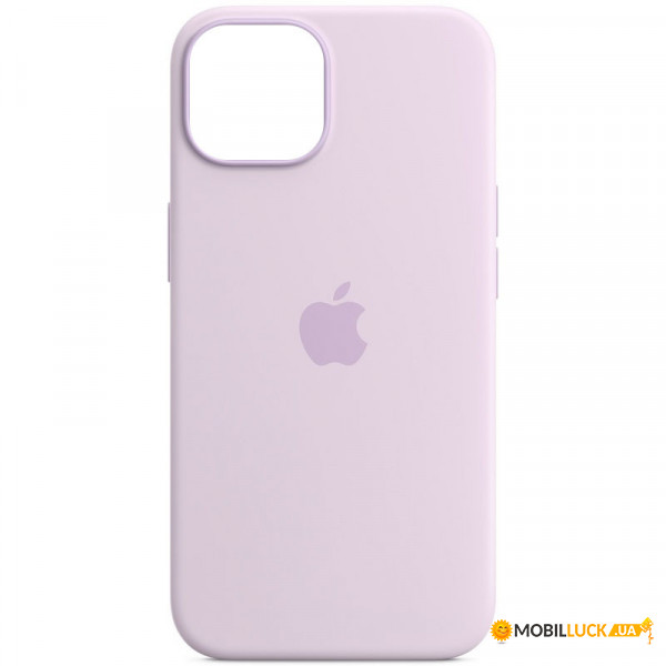 Epik Silicone case (AAA) full with Magsafe Apple iPhone 14 (6.1)  / Lilac