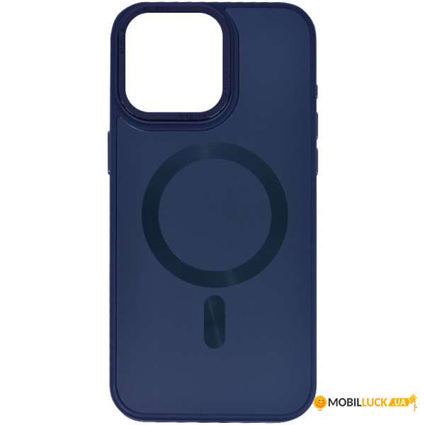  Epik TPU+Glass Sapphire Midnight Open Camera with MagSafe Apple iPhone 15 (6.1)  / Deep navy