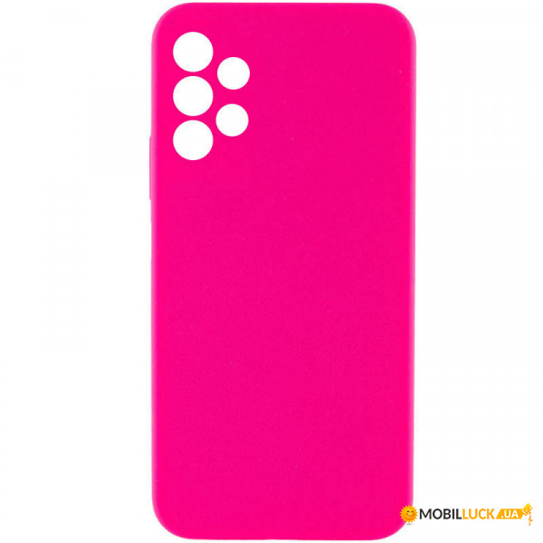  Lakshmi Silicone Cover Full Camera (AAA) Samsung Galaxy A32 4G  / Barbie pink