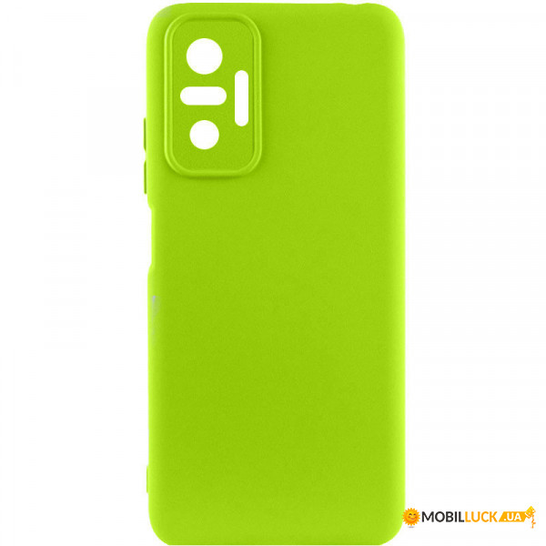  Lakshmi Silicone Cover Full Camera (A) Xiaomi Redmi Note 10 Pro / 10 Pro Max  / Neon Green