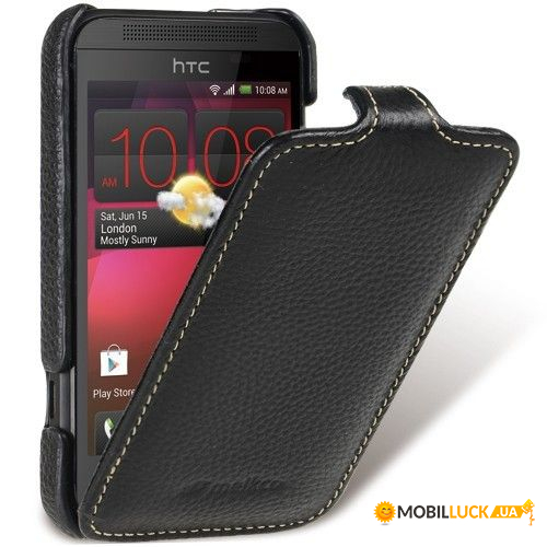 Melkco Leather Case HTC Desire 200 Jacka Type Black LC (O2DE20LCJT1BKLC)