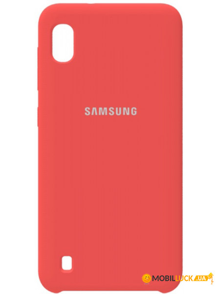 - Samsung Silicone Case Galaxy A10 Peach Pink