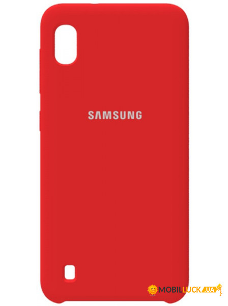 - Samsung Silicone Case Galaxy A10 Rose Red